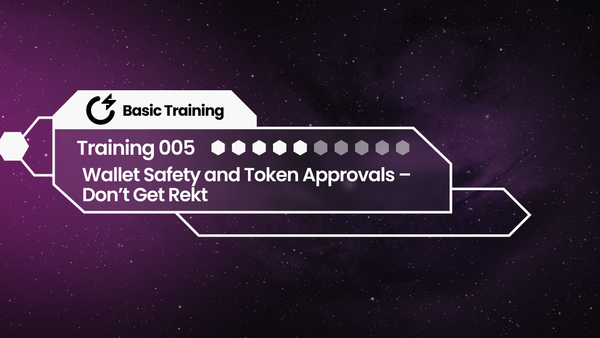 SNAP Basic Training 005: Wallet Safety and Token Approvals